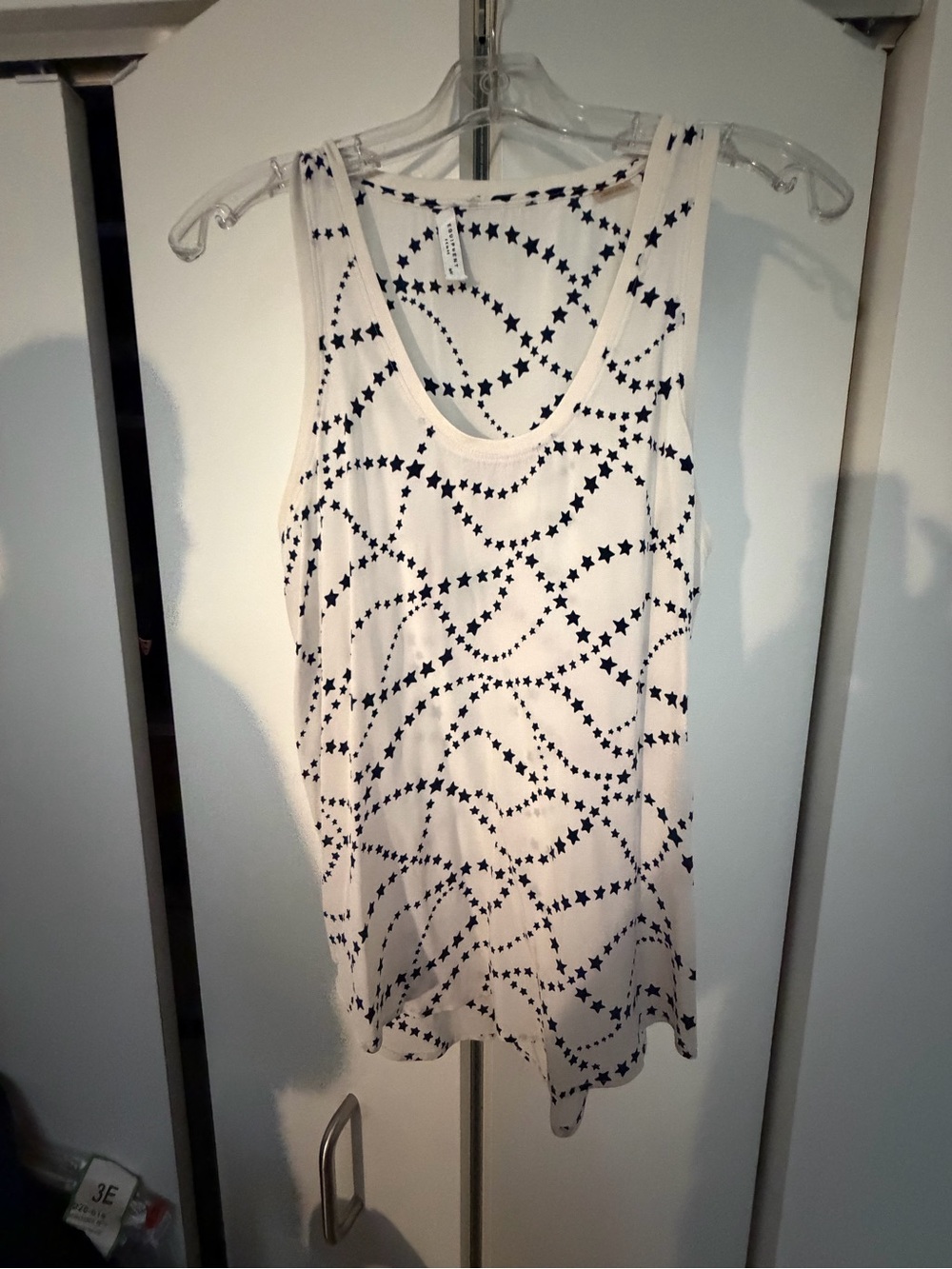 Women's Equipment White Star-Print Tank Top